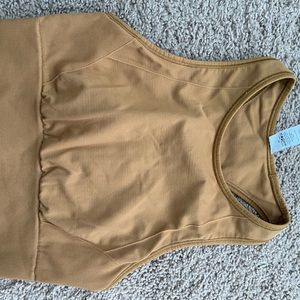 size 4 burnt orange lulu lemon sports bra